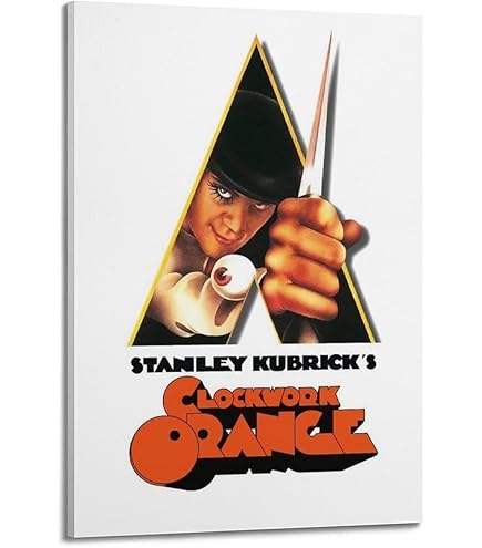 時計仕掛けのオレンジ　フランス版オリジナル映画ポスター 激レア】映画「時計仕掛けのオレンジ」フランス版ポスター